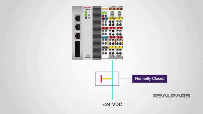 08 emergency switch wiring 711x400 - آموزش پایه تابلو برق